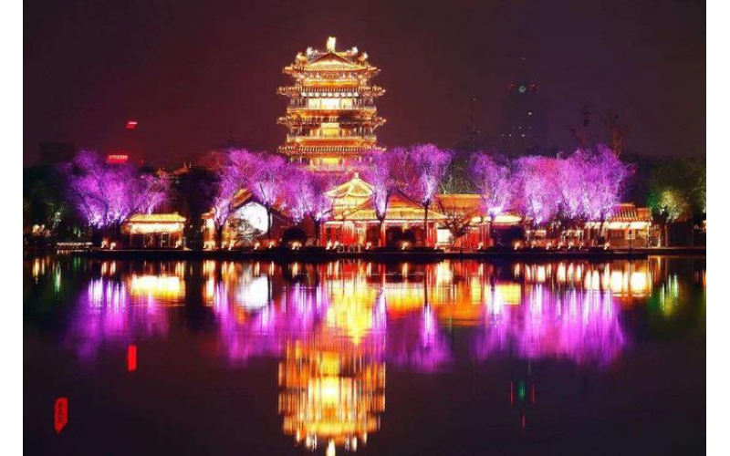 濟(jì)南亮化工程，濟(jì)南照明工程，濟(jì)南城市夜景亮化工程，濟(jì)南樓體亮化工程